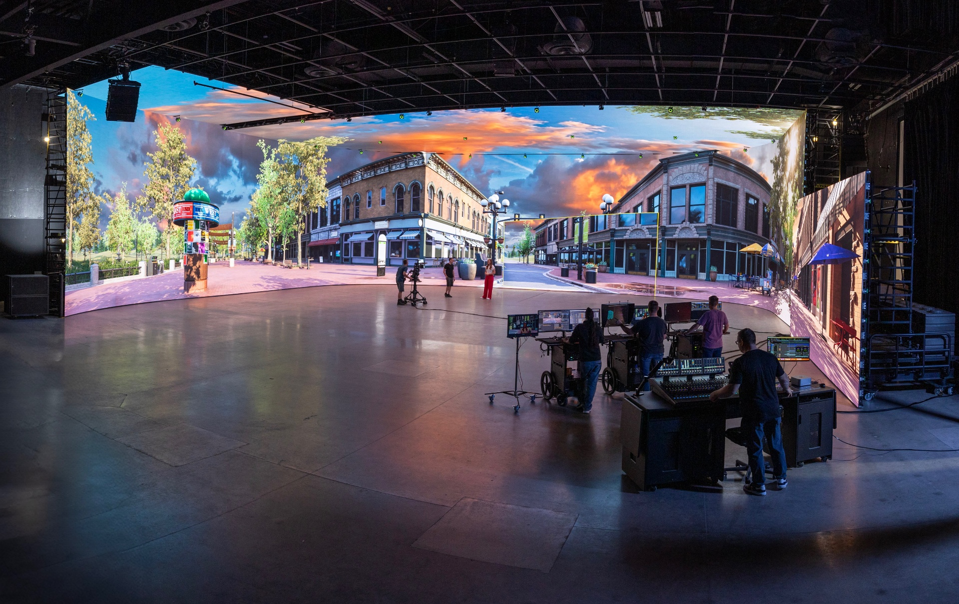 Trilogy immersive LED volume stage